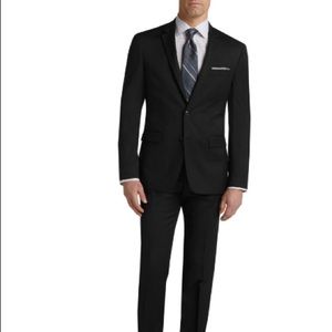 NWT Joseph A. Bank Black Slim Fit Suit